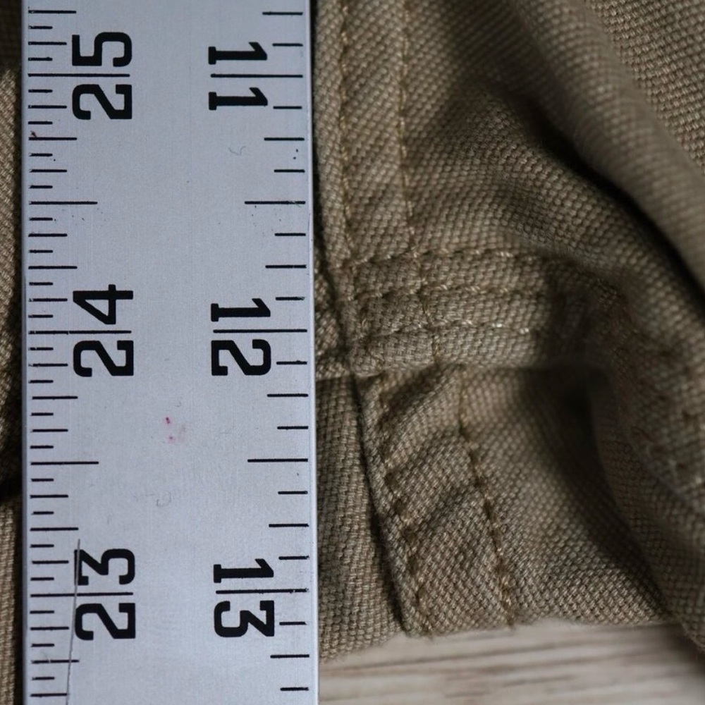 Carhartt Men's Khaki Chinos 36x32 Canvas Straight Fit with tapered leg - Picture 9 of 11
